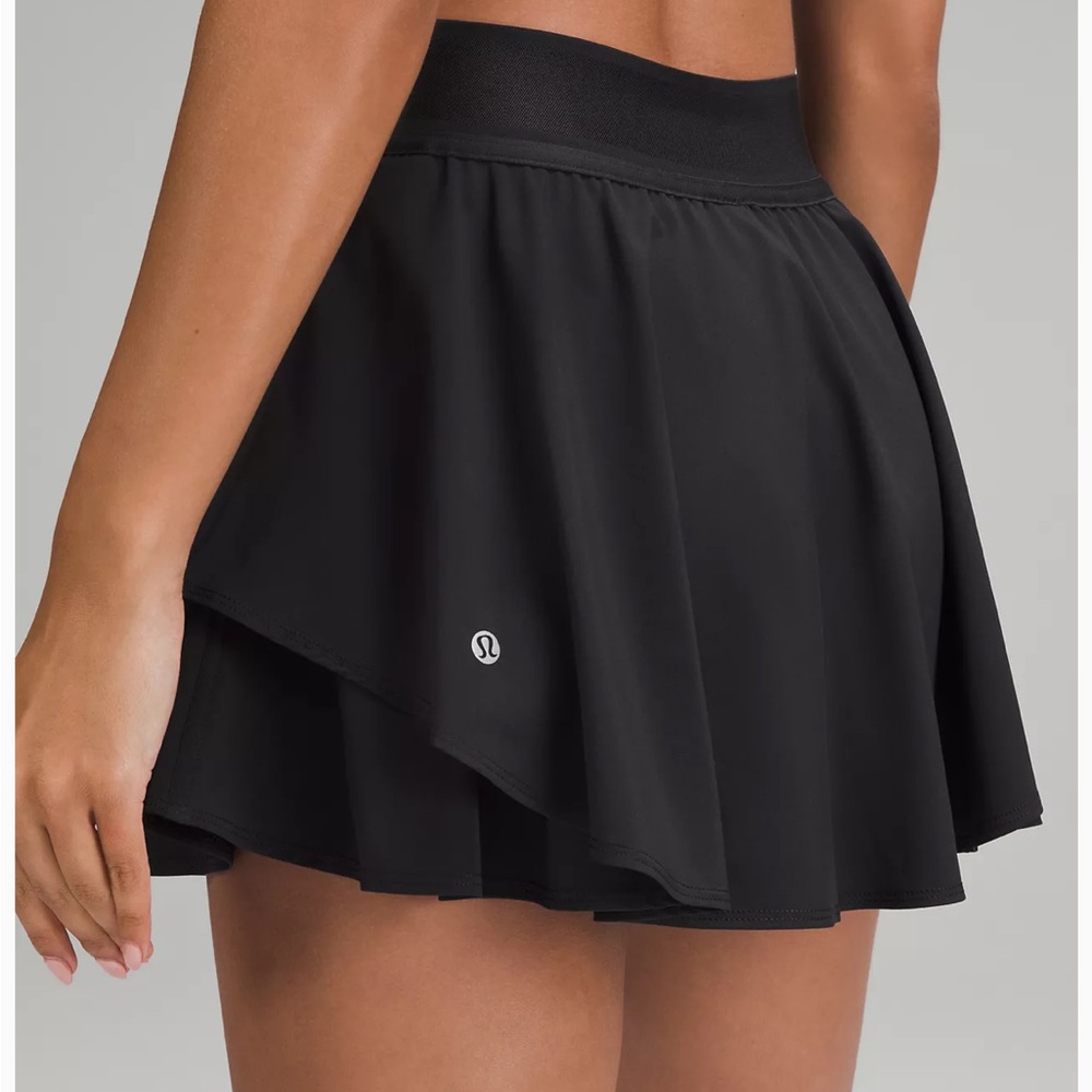 Lululemon Court Rival High-Rise Skirt Long Size: 6 Color: Black